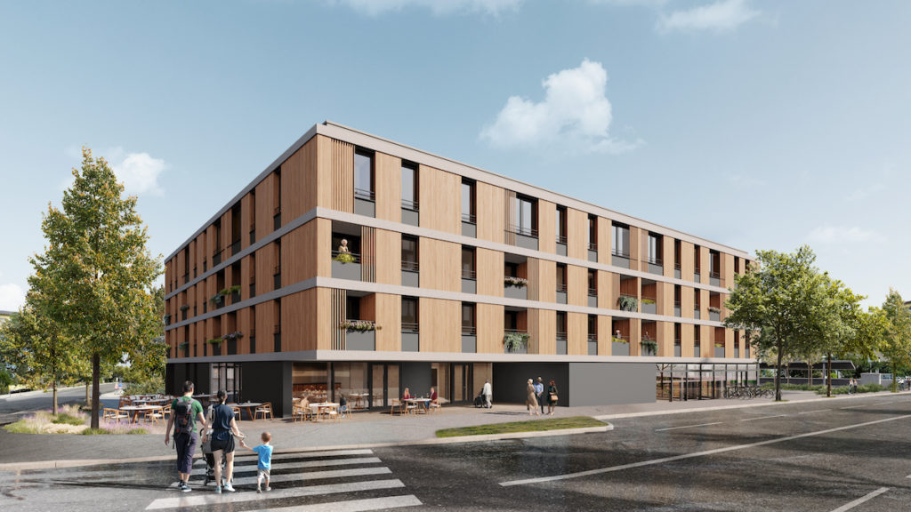 Zukünftiges Gebäude an der Technikerstraße Zone I