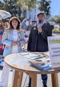 Bürgermeisterin Silvia Drechsler und Vizebürgermeister Rainer Praschak